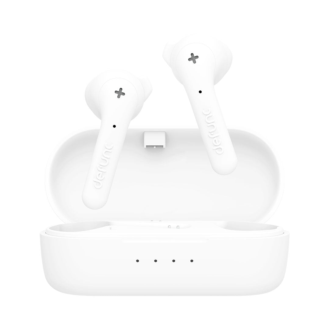 Audífonos Inalámbricos Defunc True Basic True Earbuds - Blancos