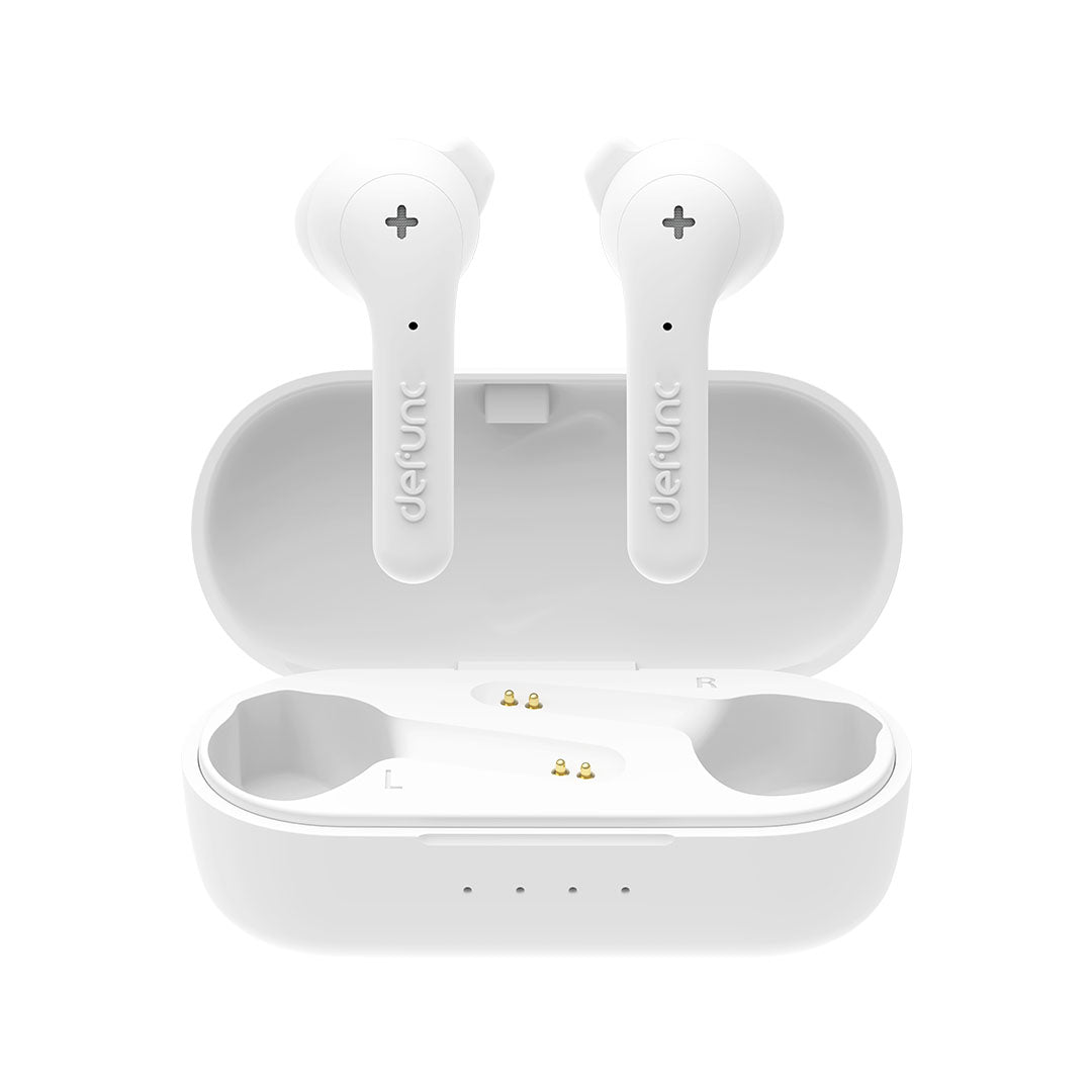 Audífonos Inalámbricos Defunc True Basic True Earbuds - Blancos - Bestmart