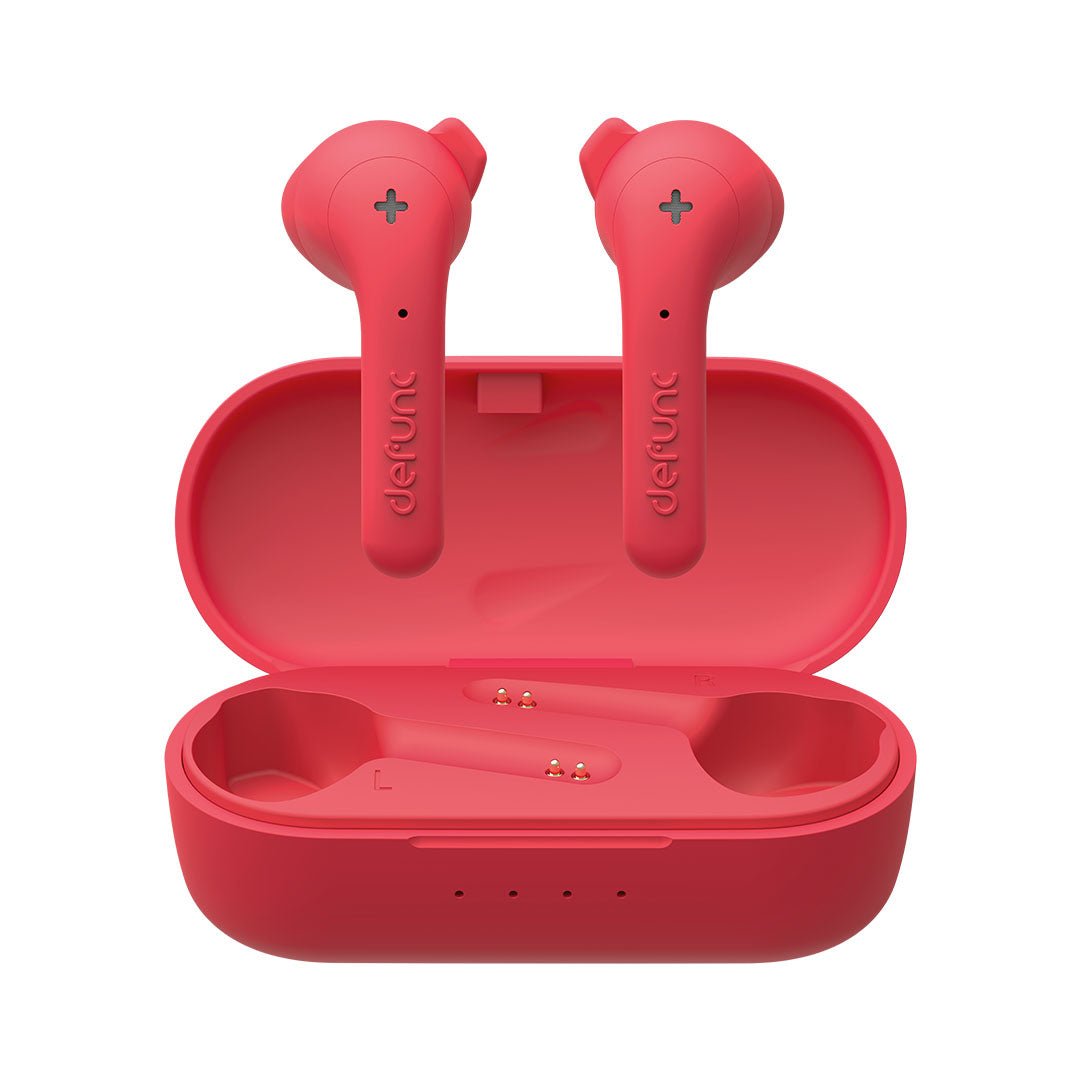 Audífonos Inalámbricos Defunc True Basic True Earbuds - Rojo - Bestmart