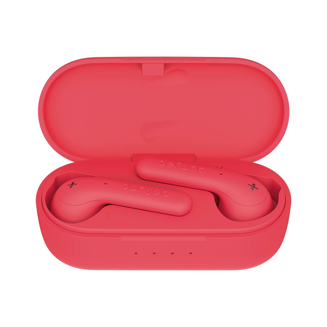 Audífonos Inalámbricos Defunc True Basic True Earbuds - Rojo - Bestmart
