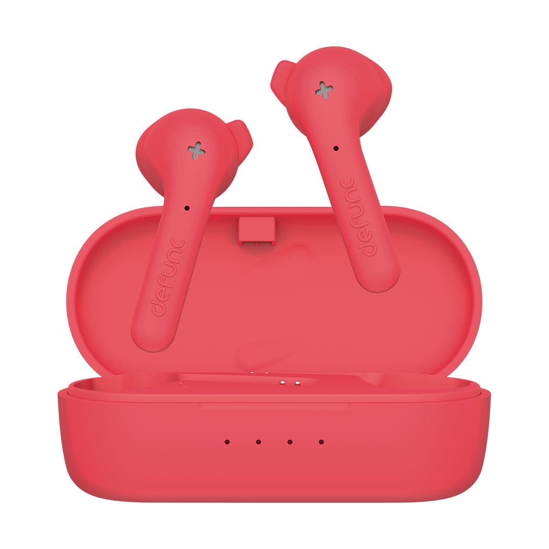 Audífonos Inalámbricos Defunc True Basic True Earbuds - Rojo - Bestmart