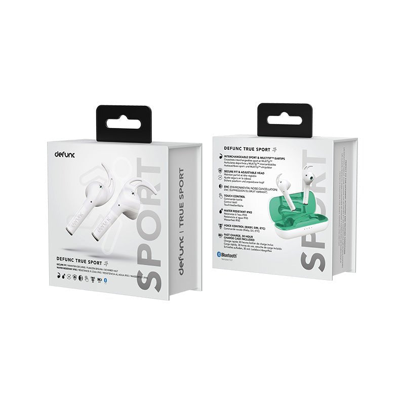 Audífonos Inalámbricos Defunc True Sport - Blanco - Bestmart