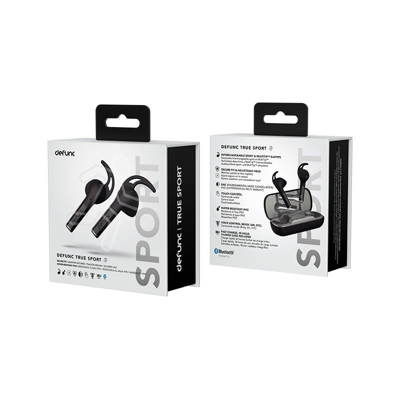 Audífonos Inalámbricos Defunc True Sport - Negro - Bestmart