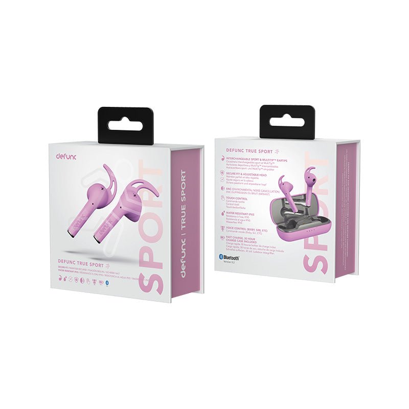 Audífonos Inalámbricos Defunc True Sport - Rosado - Bestmart