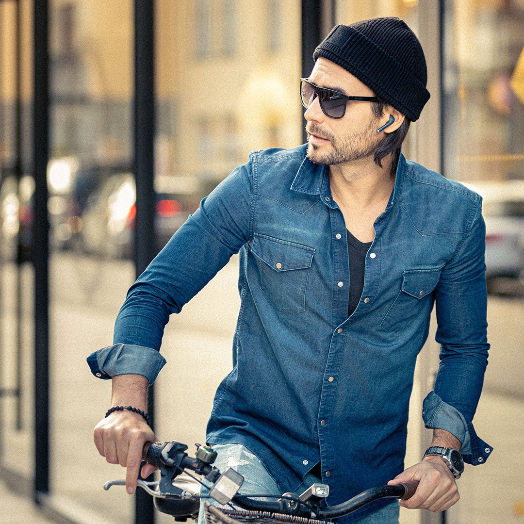 Audífonos Inalámbricos Defunc True Talk - Azul - Bestmart