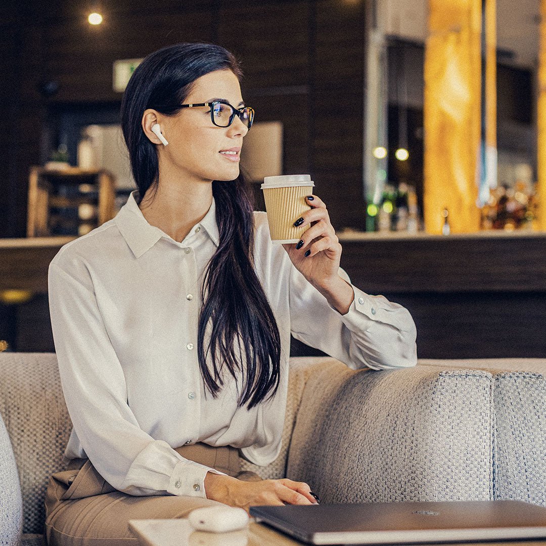 Audífonos Inalámbricos Defunc True Talk - Blanco - Bestmart