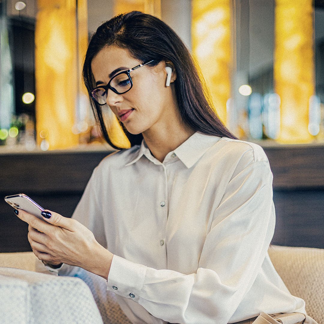 Audífonos Inalámbricos Defunc True Talk - Blanco - Bestmart