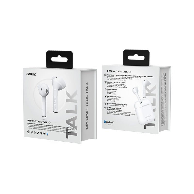 Audífonos Inalámbricos Defunc True Talk - Blanco - Bestmart