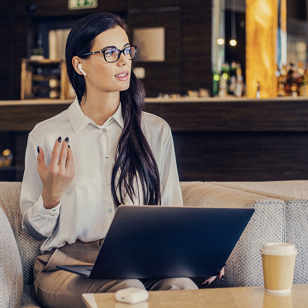 Audífonos Inalámbricos Defunc True Talk - Blanco - Bestmart