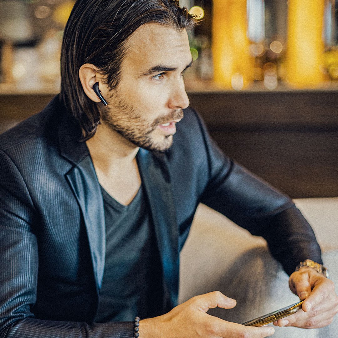 Audífonos Inalámbricos Defunc True Talk - Negro - Bestmart