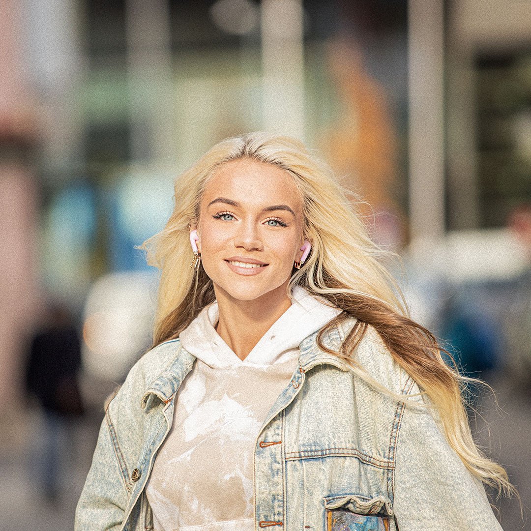 Audífonos Inalámbricos Defunc True Talk - Rosado - Bestmart