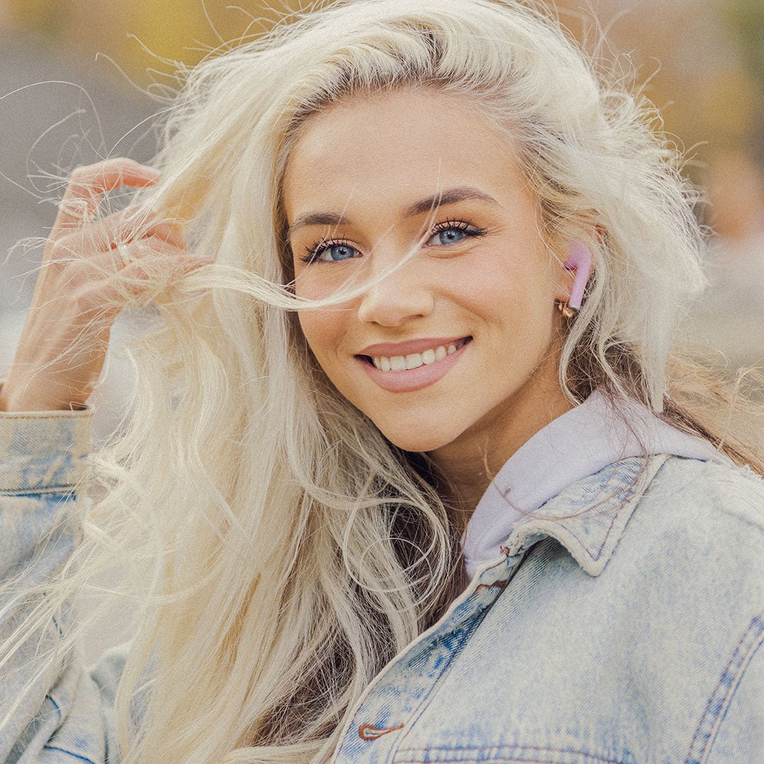 Audífonos Inalámbricos Defunc True Talk - Rosado - Bestmart