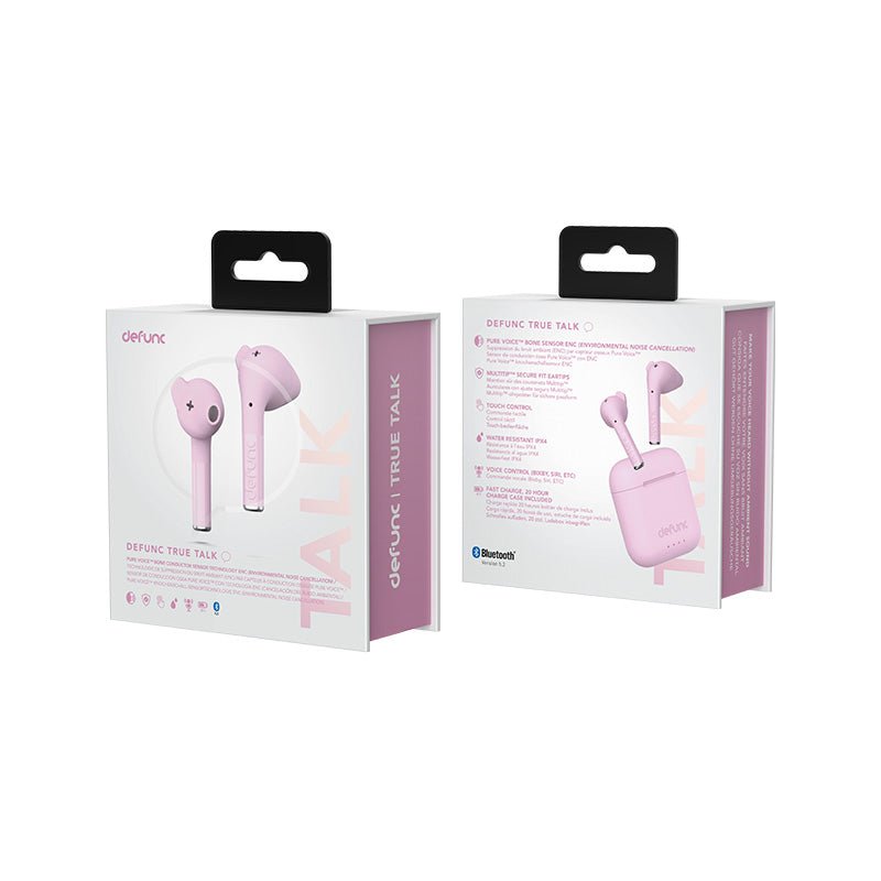 Audífonos Inalámbricos Defunc True Talk - Rosado - Bestmart