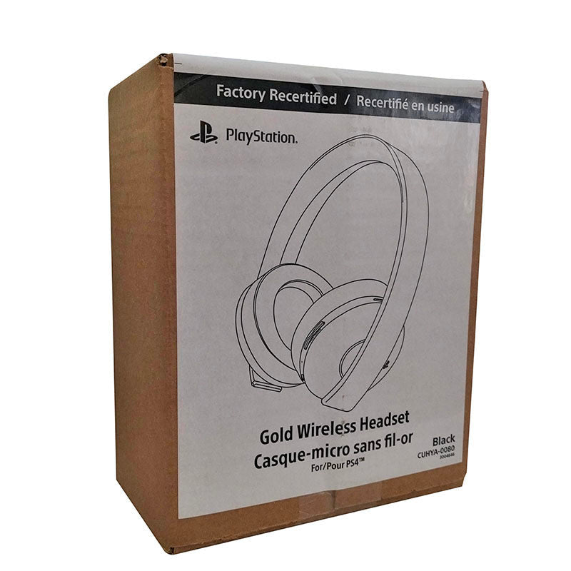 Audífonos Inalámbricos Gold PS4 Headset 7.1 - Reacondicionado - Negro (certificado por Sony) - Bestmart