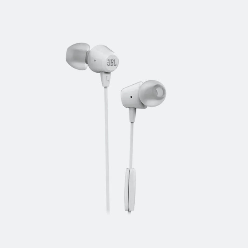 Audífonos JBL In - Ear C50HI - Blanco - Bestmart