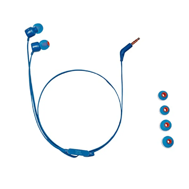 Audífonos JBL Tune 110 con cable Azul