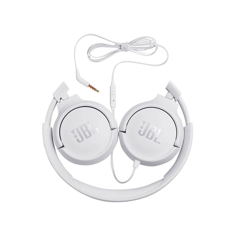 Audífonos JBL Tune 500 - Con Cable - Blanco - Bestmart