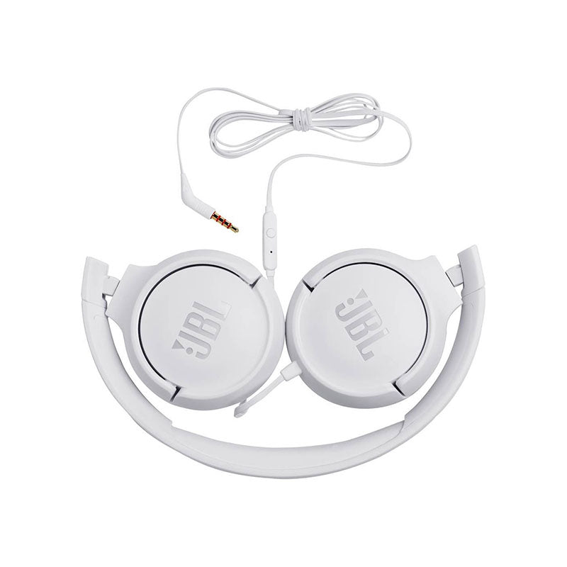 Audífonos JBL Tune 500 - Con Cable - Blanco - Bestmart