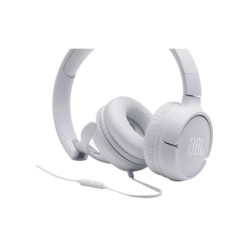 Audífonos JBL Tune 500 - Con Cable - Blanco - Bestmart
