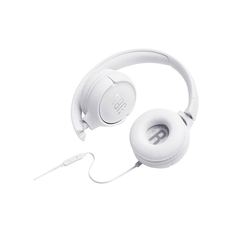 Audífonos JBL Tune 500 - Con Cable - Blanco - Bestmart