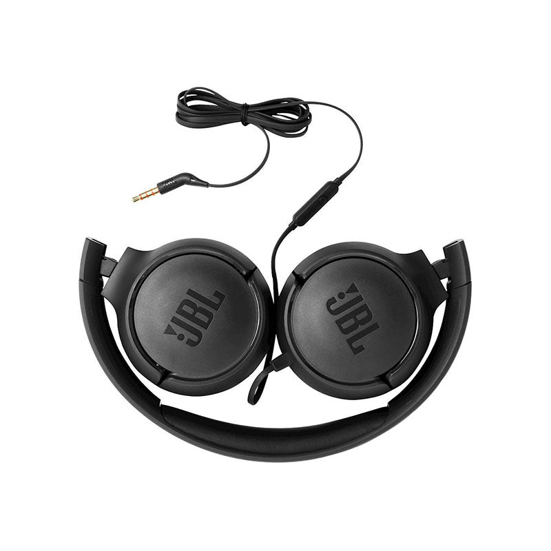 Audífonos JBL Tune 500 - Con Cable - Negro - Bestmart