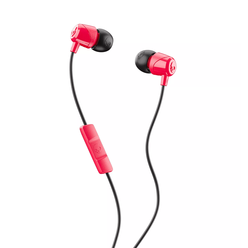 Audífonos Skullcandy JIB Earbuds con Cable - Micrófono - Rojo