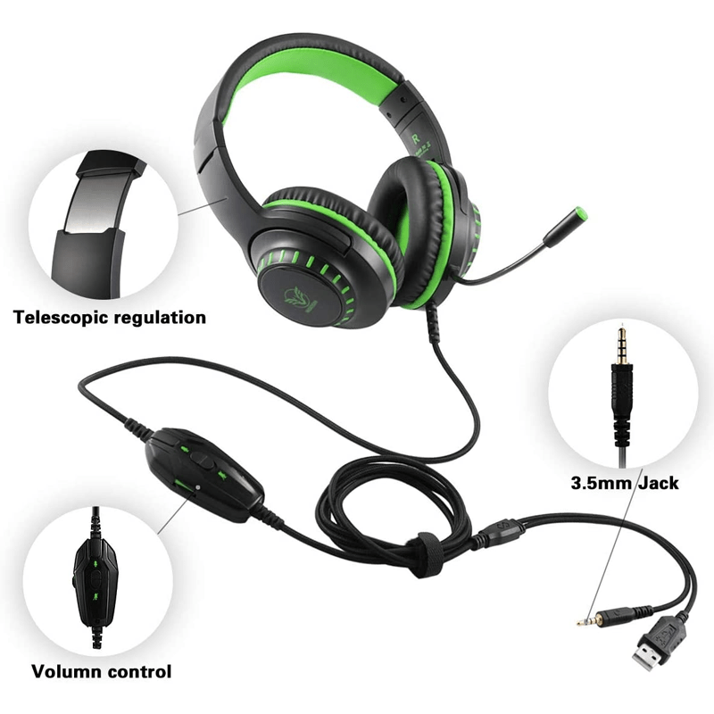 Auriculares Gaming Masacegon Pacrate H11 - Bestmart