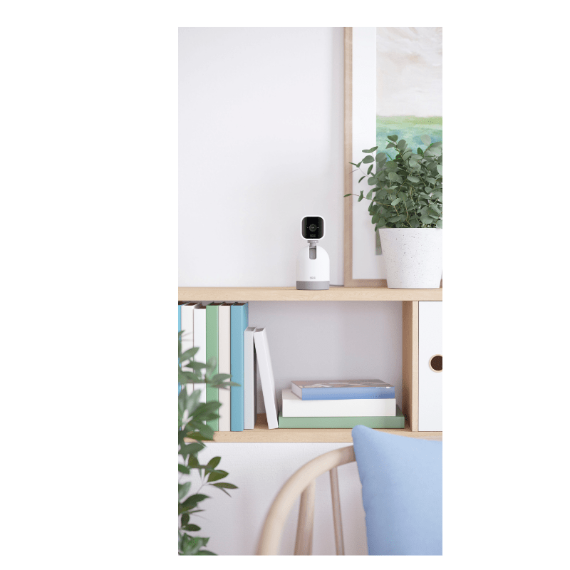 Blink - Mini Cámara de Seguridad Giratoria - HD - Compatible con Alexa - Blanco - Bestmart