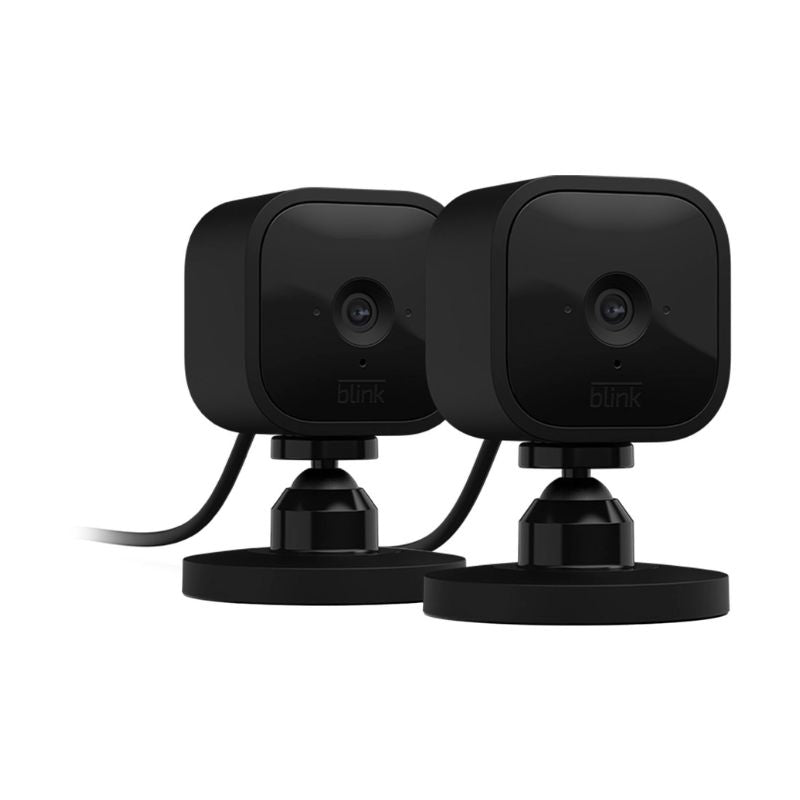 Blink Mini Indoor 1080p Wi - Fi Camara Seguridad (2 Pack) - Negro - Bestmart