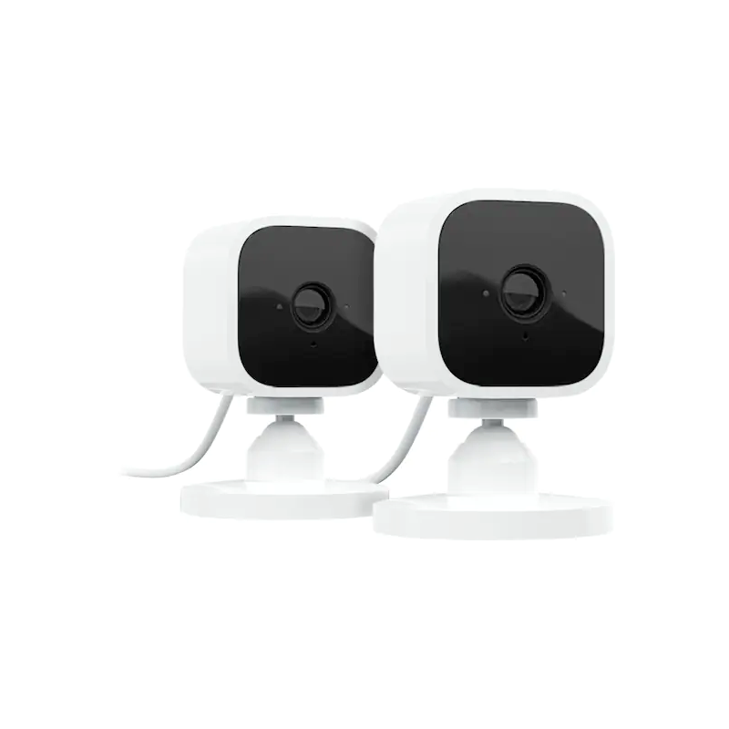 Blink Mini Indoor 1080p Wi-Fi Camara Seguridad (2 Pack) - Negro