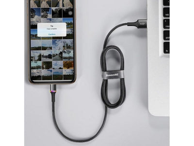 Cable lightning con luz de fondo LED Baseus Halo 2.4A 1m - Bestmart