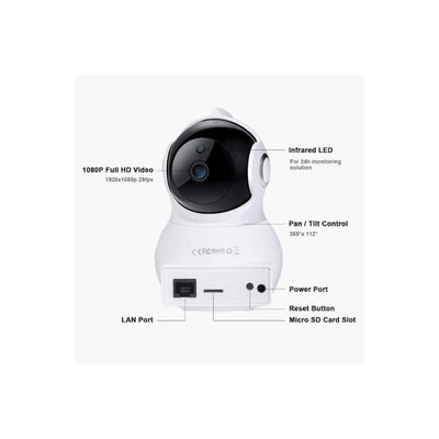 Cámara de seguridad IP 1080P HD Lensoul - inalámbrica - Bestmart