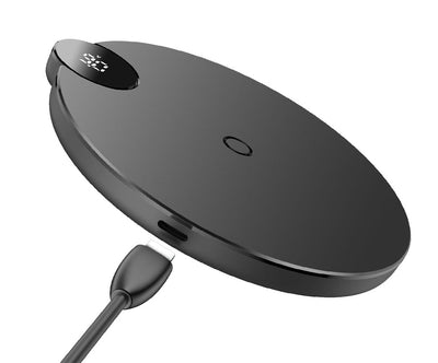 Cargador Inalámbrico Baseus con pantalla digital de Carga Rápida Baseus - Bestmart