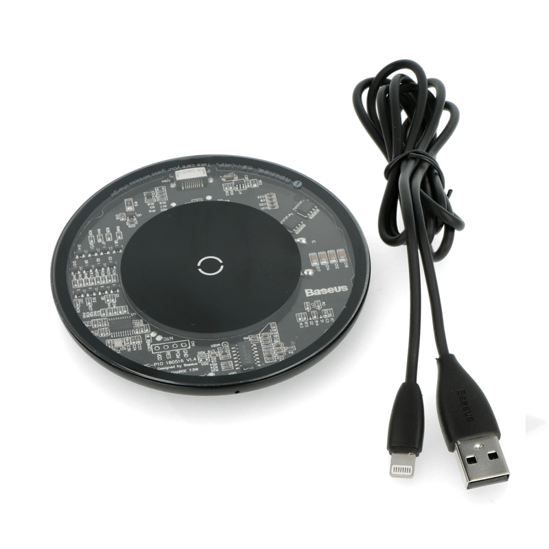 Cargador inalámbrico transparente Qi - Bestmart