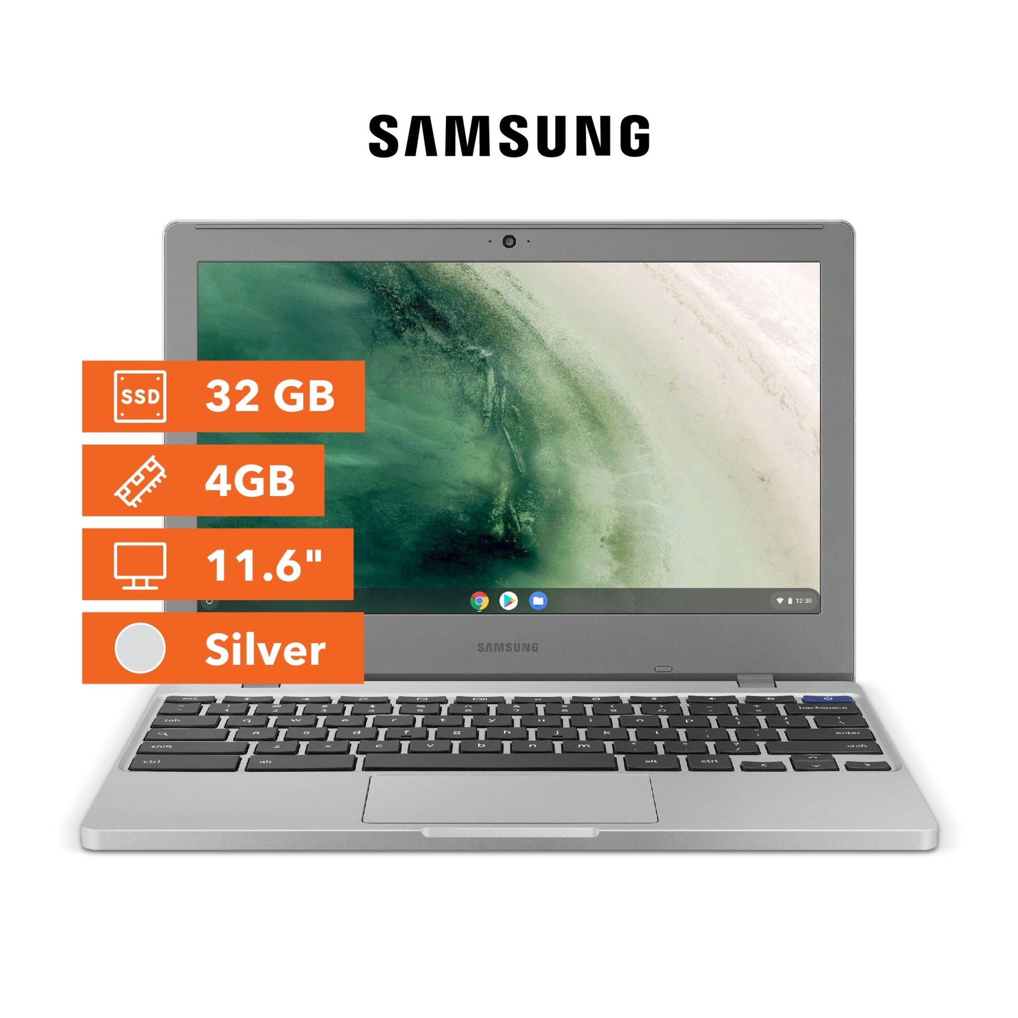 Chromebook Samsung 11,6" - 4GB RAM - 32GB eMMC - Silver - Bestmart