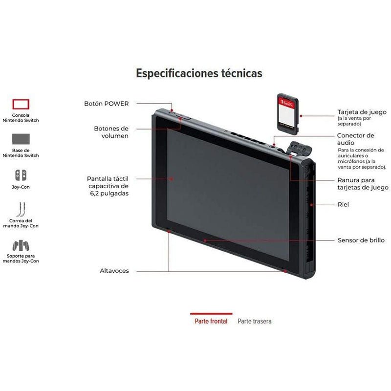 Consola Nintendo Switch V2 - Neon - Bestmart