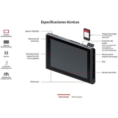 Consola Nintendo Switch V2 - Neon - Bestmart