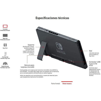 Consola Nintendo Switch V2 - Neon - Bestmart