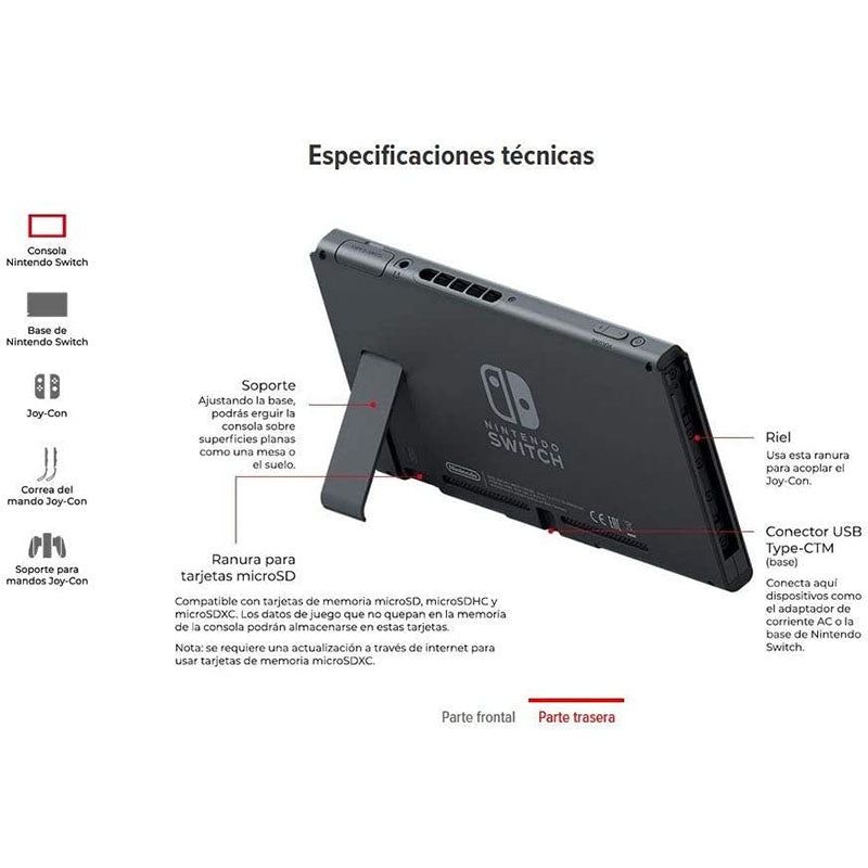 Consola Nintendo Switch V2 - Neon - Bestmart