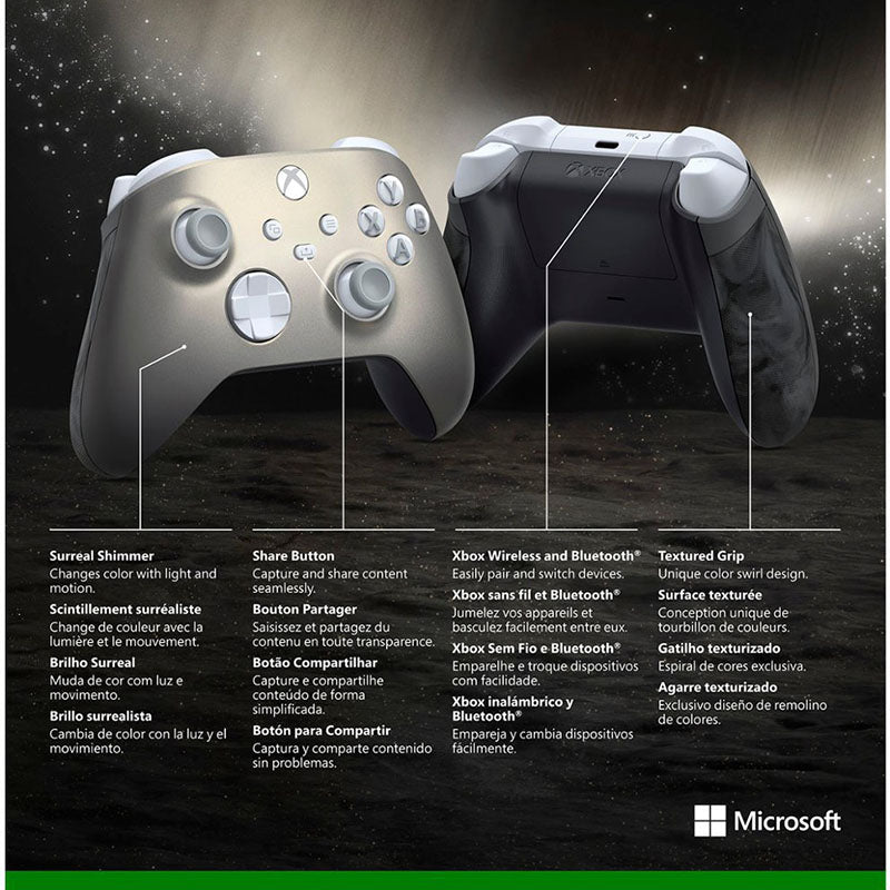 Control Inalámbrico Microsoft Xbox - Lunar Shift (Edición Especial) - Bestmart