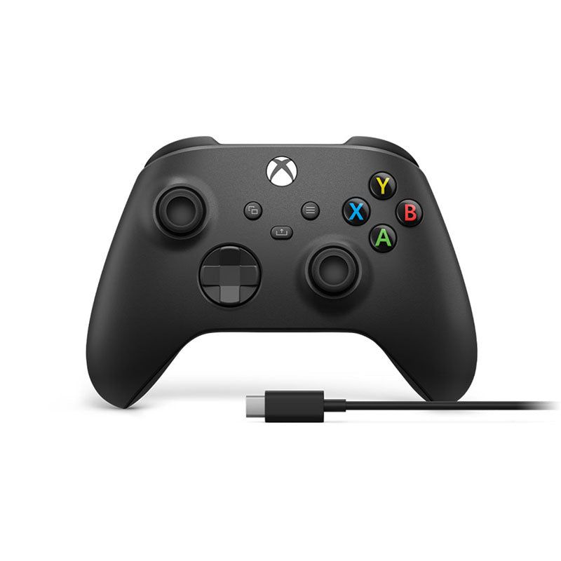 Control Inalámbrico Microsoft Xbox - Negro (Incluye Cable de Carga) - Bestmart