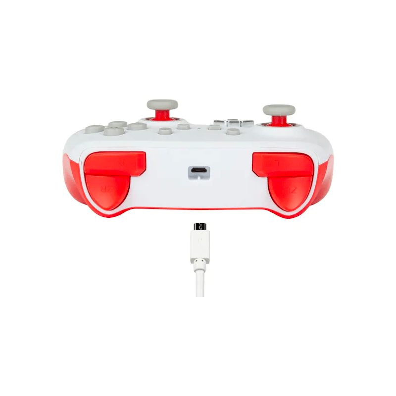 Control Nintendo Switch PowerA Con Cable - Super Mario Blanco - Bestmart