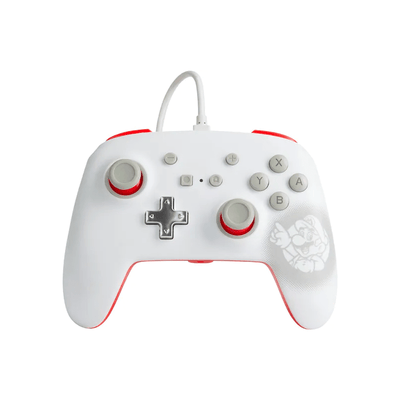 Control Nintendo Switch PowerA Con Cable - Super Mario Blanco - Bestmart