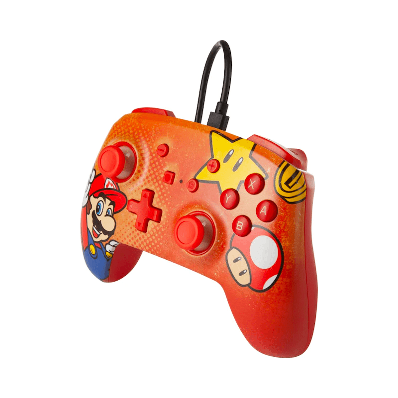 Control Nintendo Switch PowerA Con Cable - Super Mario Rojo - Bestmart