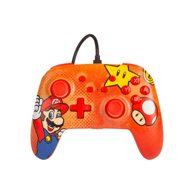 Control Nintendo Switch PowerA Con Cable - Super Mario Rojo - Bestmart