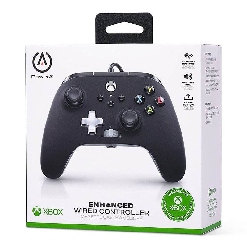 Control PowerA para Xbox S/X/One - Negro - Bestmart
