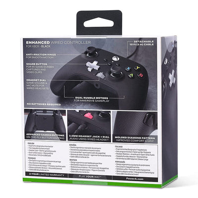 Control PowerA para Xbox S/X/One - Negro - Bestmart