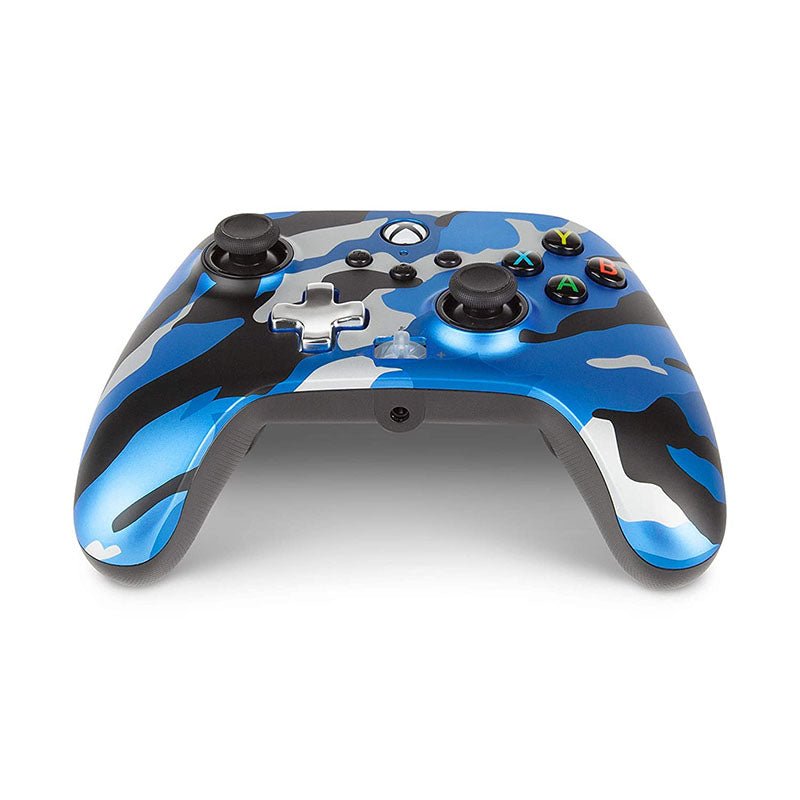 Control Xbox S/X PowerA Con Cable - Azul Metálico Camo - Bestmart