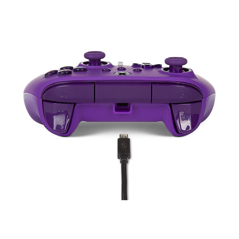 Control Xbox S/X PowerA Con Cable - Morado - Bestmart