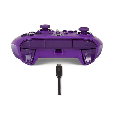 Control Xbox S/X PowerA Con Cable - Morado - Bestmart